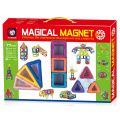 Magical Magnet - magnetiske byggeklodser i flere farver - 77 dele