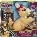 FurReal Friends Mama Josie - interaktiv kengurubamse med 3 babyer - med over 70 lyder og reaksjoner