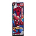SpiderMan Titan Hero - Spiderman actionfigur med ikonisk blå og rød drakt - 30 cm