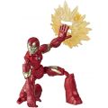 Avengers Bend and Flex Iron Man - figur med extremt flexibla leder