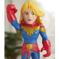 Avengers Super Hero Adventures Mega Mighties Captain Marvel - justerbar figur - 25 cm