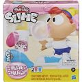 Play Doh Slime Chewin Charlie lekset för slime-bubblor - med två burkar slime