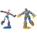 Avengers Bend and Flex duo-pack - Iron Patriot och Thanos