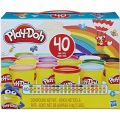 Play Doh 40 bokser med leire - flere forskjellige farger