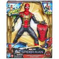 SpiderMan No Way Home - SpiderMan 2-i-1 Integration Suit - actionfigur med utskiftbar drakt og web blaster - 33 cm