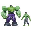 Avengers Mech Strike - Incredible Mech Suit Hulk - 2-i-1 Hulken actionfigur - 22 cm