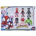 SpiderMan Spidey and his Amazing Friends - 7 figurer - 10 cm