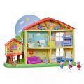 Peppa Gris Playtime to Bedtime House - 3 etasjes lekehus med lys og lyd - skift mellom dag og natt - 17 deler