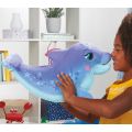 FurReal Dazzlin' Dimples Min lekne delfin - interaktiv delfinbamse med 80+ lyder og reaksjoner