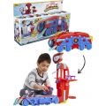 Spidey and his Amazing Friends Spider Crawl-R lekset med ljud och ljus - 2i1 högkvarter och fordon - 60 cm