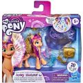 My little Pony Crystal  Adventure Alicorn Sunny Starscout - enhjørningsponni med 20 deler - 8 cm