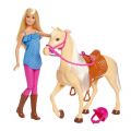 Barbie rytter med hest