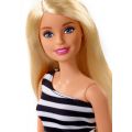 Barbie Glitz - docka med randig klänning