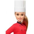 Barbie Karrieredukke - kokk med kokkehatt og stekepanne