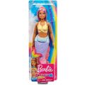 Barbie Dreamtopia Havfrue - dukke med gul topp og rosa og lilla hale