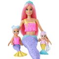 Barbie Dreamtopia havfrue nursery lekesett - med 3 dukker 