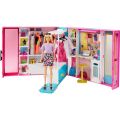 Barbie Dream Closet - garderobesett med dukke, klær og tilbehør