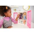 Barbie Ultimate Closet - tøjskab og Barbie dukke med 15 tilbehør 