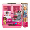 Barbie Ultimate Closet - klesskap og Barbie dukke med 15 tilbehør