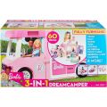 Barbie Dream Camper 3-i-1 bobil - med bil, båt og 60 tilbehørsdeler