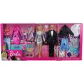 Barbie og Ken Beach Date night - over 20 deler med klær og tilbehør - 2 dukker inkludert