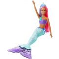 Barbie Dreamtopia Mermaid - sjöjungfru med lila och rosa hår