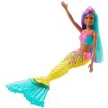 Barbie Dreamtopia Mermaide - havfrue med lilla og blått hår