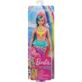 Barbie Dreamtopia Havfrue - dukke med rosa topp og lilla hale