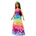 Barbie Dreamtopia Prinsesse - dukke med fargerik stjernekjole