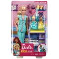 Barbie Karrieredukke - barnelege med 2 babypasienter og tilbehør