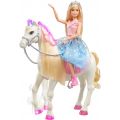 Barbie Princess Adventure - docka och häst med ljud och ljus