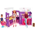 Barbie Fresh 'n Fun Food Truck - gatekjøkken på hjul med over 30 tilbehør - 43 cm