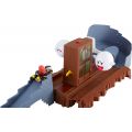 Hot Wheels Mario Kart Nemesis bilbana - Boo's Spooky Sprint med die-cast Shy Guy