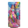 Barbie Dreamtopia Prinsesse - dukke med rosa regnbuekjole