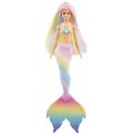 Barbie Dreamtopia Rainbow Magic sjöjungfru - docka som skiftar färg i vatten