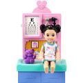 Barbie Karrieredukke barnelege - doktordukke med dukkepasient og tilbehør