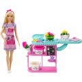 Barbie karrieredukke - Florist lekesett med blond dukke