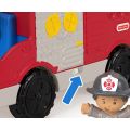 Fisher Price Little People Helping Others Fire Truck - brandbil med 2 figurer - dansk sprog