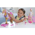 Barbie Groom 'n Care lekesett - med dukke og 2 hester - over 25 deler