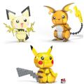 Mega Construx Pokémon Build and Show Pikachu Evolution Trio - 621 byggklossar