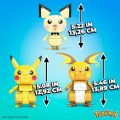 Mega Construx Pokémon Build and Show Pikachu Evolution Trio - 621 byggeklodser