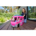 Barbie Dream Camper lekesett - rosa lekebil med sklie og basseng - 7 lekeområder - 60 deler - 120 cm