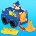 Mega Bloks PAW Patrol Chase's Patroler - politibil og hund - 10 byggeklosser