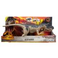Jurassic World Dominion Extreme Damage Roarin' Allosaurus - interaktiv dinosaur med lyd og bevegelse - 45 cm