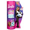 Barbie Cutie Reveal Panda - docka med maskeradklädsel - svart och vit pandadräkt samt pandafigur - 10 överraskningar