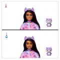 Barbie Cutie Reveal Snowflake Sparkle Owl - docka med lila och vit uggledräkt och husdjur - 10 överraskningar