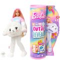 Barbie Cutie Reveal Lam - Cozy Cute Tees dukke med hvidt lammekostume - 10 overraskelser