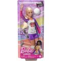 Barbie Made to Move - dukke med 22 fleksible ledd - Volleyball dukke med blondt hår