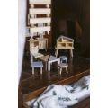 Lundby DIY møbler til dukkehus - soveværelsessæt
