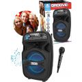 iDance Groove 114-MK2 karaoke høyttaler med bluetooth og LED-lys - svart